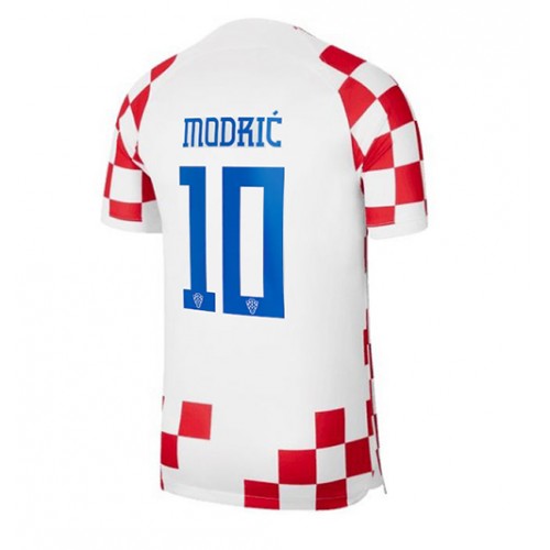 Maillot de foot Croatie Luka Modric #10 Domicile Monde 2022 Manches Courte
